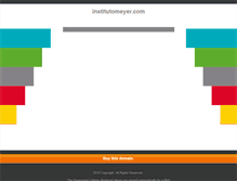 Tablet Screenshot of institutomeyer.com